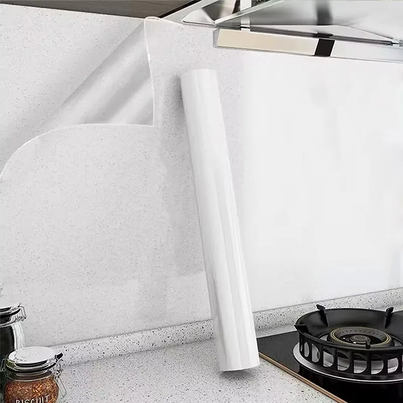 45cm Transparent Waterproof and Oil-Proof Static Wallpaper Kitchen Stove Anti-Fouling Sticker High Temperature Resistant