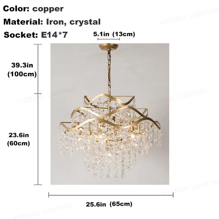Living room shell Chandelier loft hanging light in chilren's room gold kitchen decorative chandelier for bedroom hanging lamps