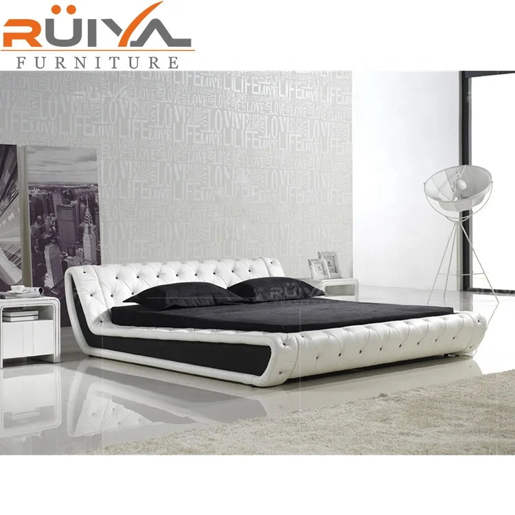 Hotel Bedroom Set Low Back Wood Queen Size Double Bed,loft Bed Queen Size