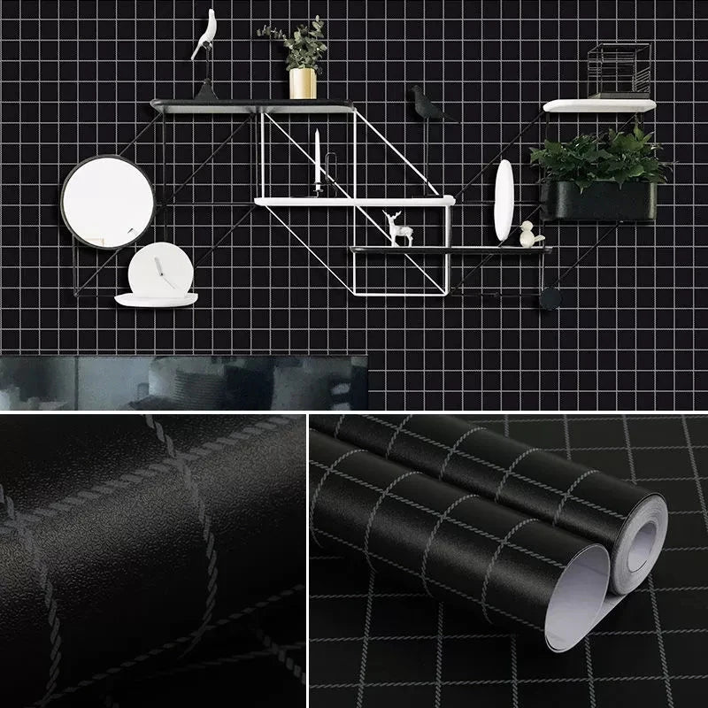 5M /10M Wood Grain Self Adhesive Wallpaper Waterproof PVC Vinyl Kitchen Wardrobe Cabinet Furniture Renovation Door Wall Sticker