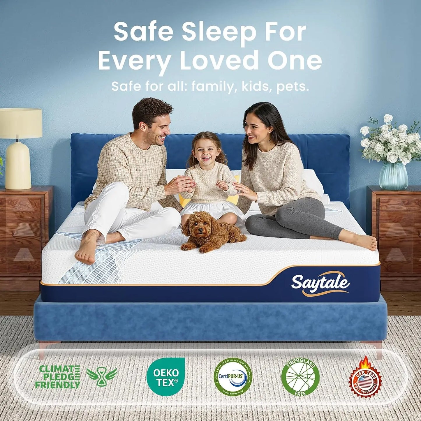 Queen Size Mattress 12 Inch Cooling Gel Memory Foam Mattress for Pressure & Pain Relief Fiberglass Free Firm for Soft, Custom