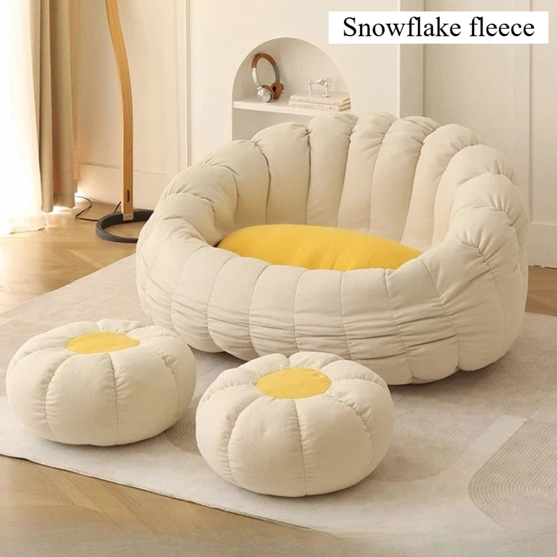 2 Person Living Room Sofas Modern Puffs Sofa Comfortable Relaxing Sofas Bedroom Luxury Sofa Sets Lazy Bean Bag Home Furniture