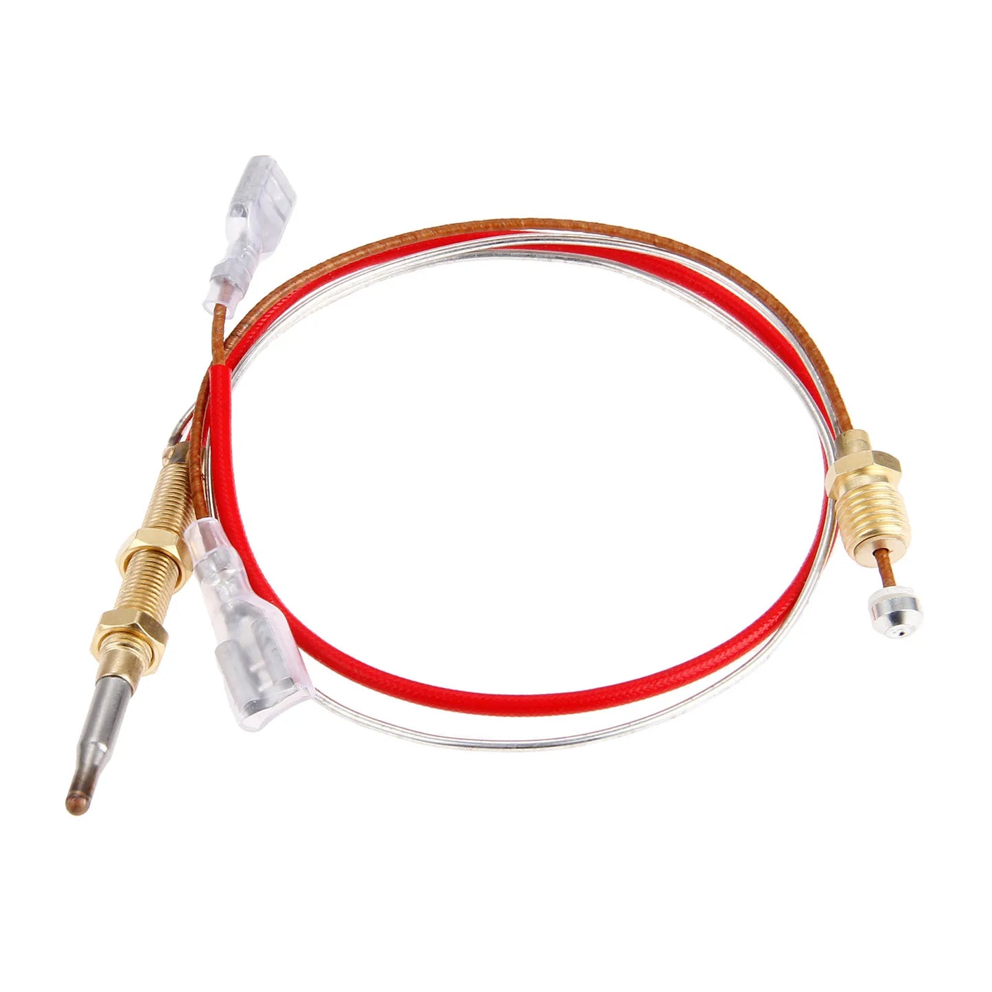 Outdoor Heater Thermocouple for Gas Patio Heater for BBQ Grill Fire Pit Fireplace Heater Hose Connection M6*0.75 Head M8*1 End