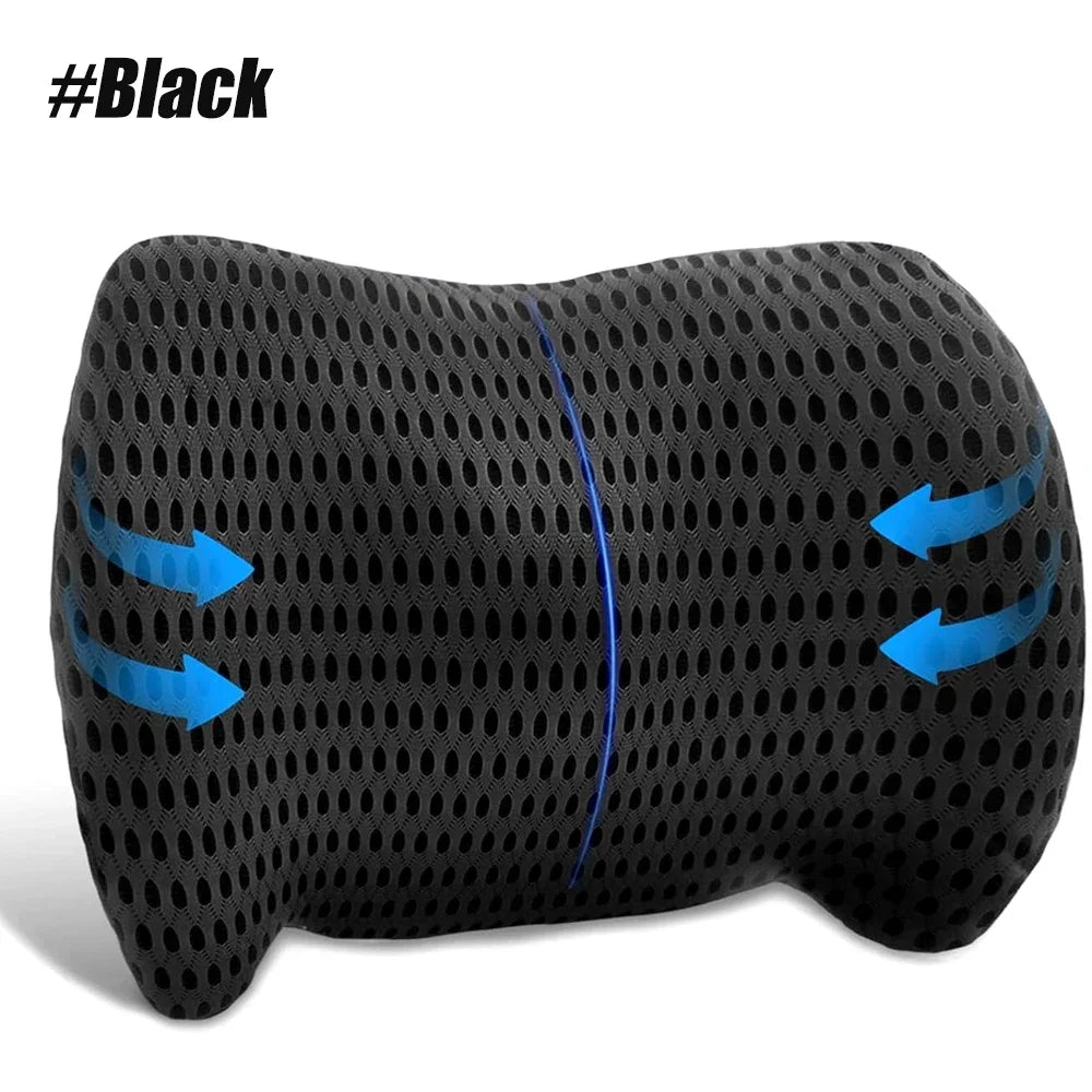 Memory Foam Lumbar Support Pillow for Lower Back Pain Relief for Car Seats, Office Chairs, Gaming Consoles,Sofas,Recliners,Beds