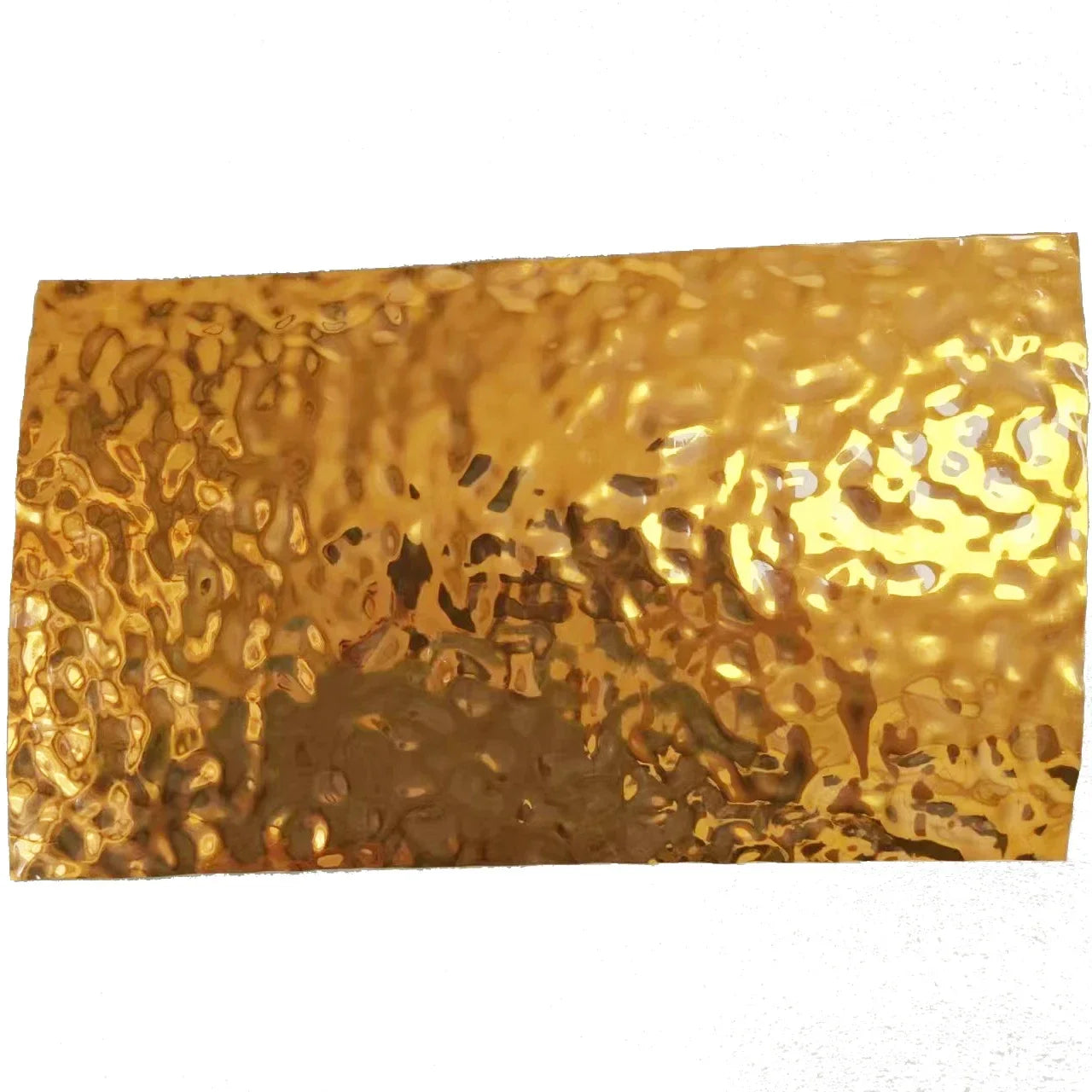 Aqumotic Peel and Stick Wallpaper Customized Wave Decorative PVC Plate Background Wallpapers Fake Metal Mirror Embossed