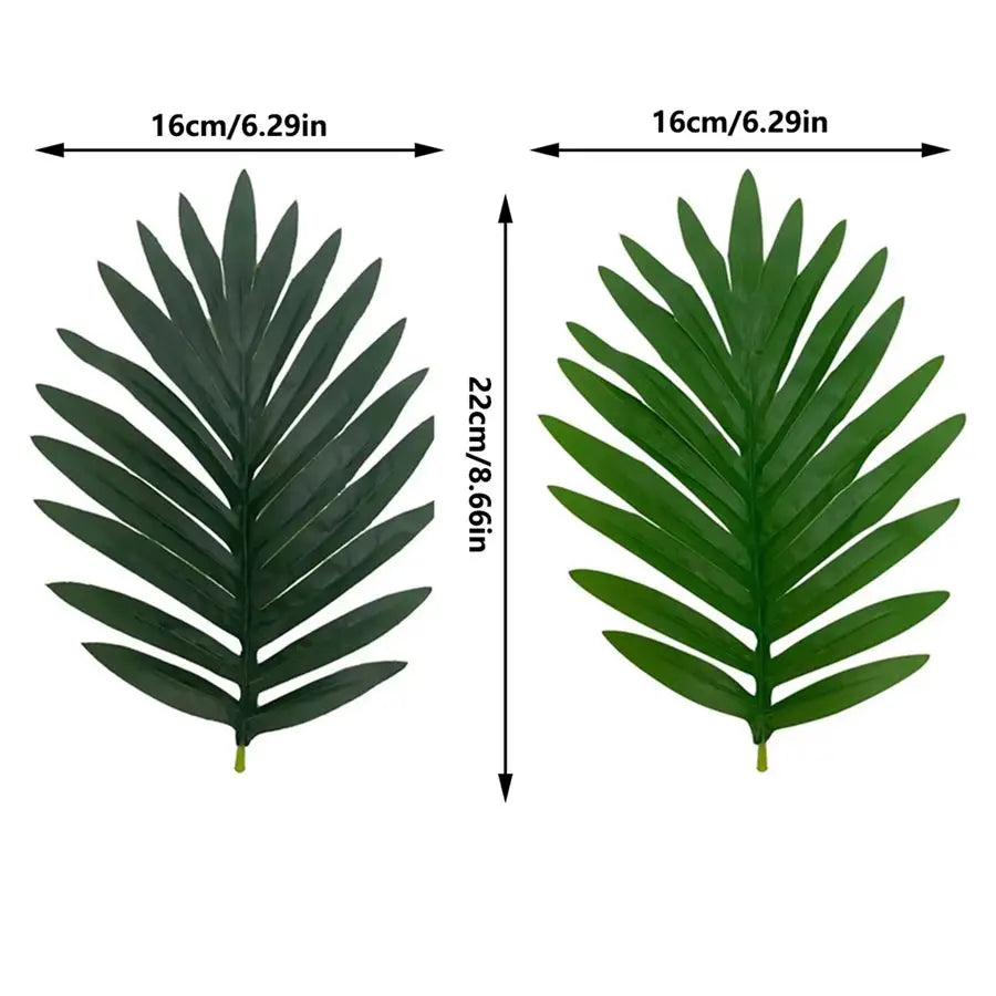 Artificial Flowers Large Leaf Tree High Quality Vase Home Room Wedding Decora Indoor Outdoor Yard Garden Fake Plants Ornament