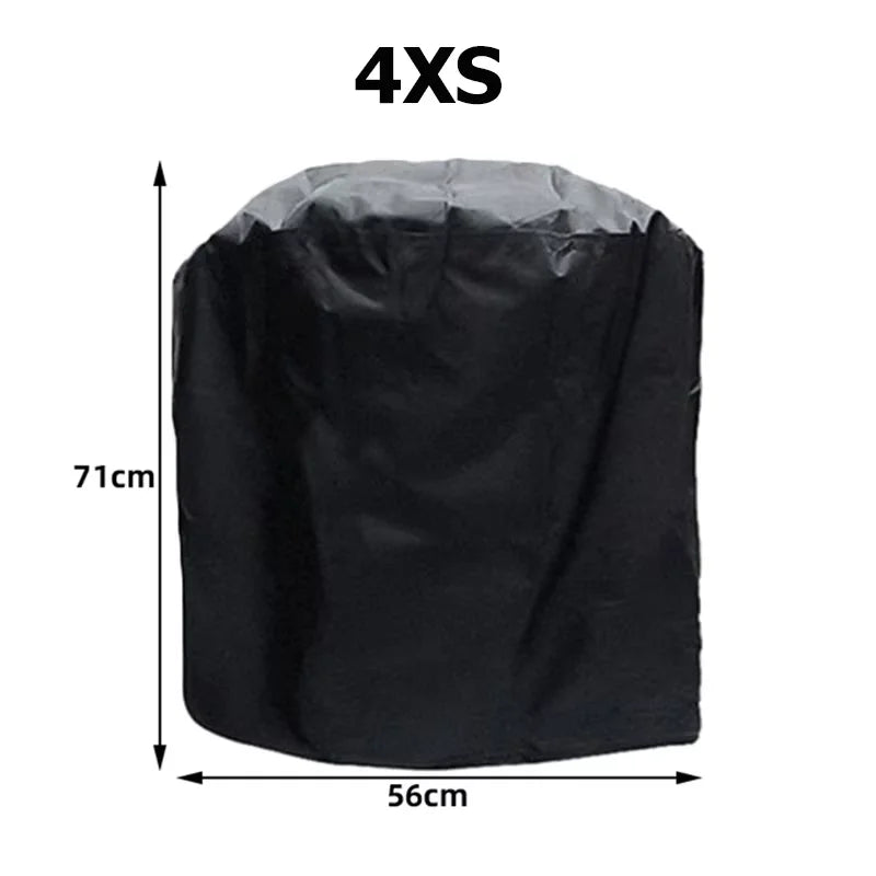 BBQ Grill Barbecue Cover Dustproof Waterproof Thickened BBQ Cover Outdoor Rainproof BBQ Cover