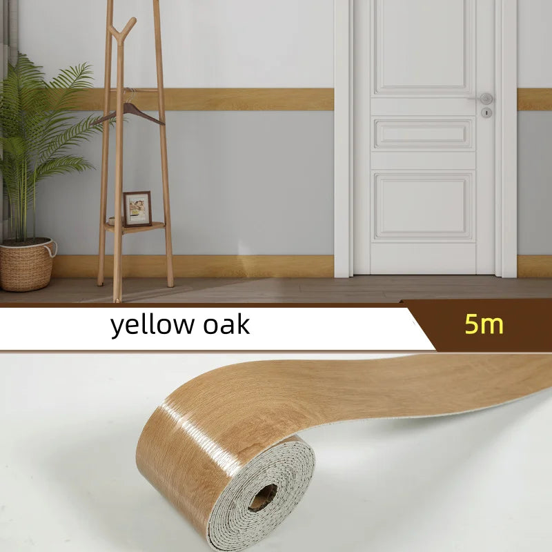 1 roll 196.85inch x 3.94inch thick marble self-adhesive wallpaper,DIY removable,suitable for TV background walls, door frames
