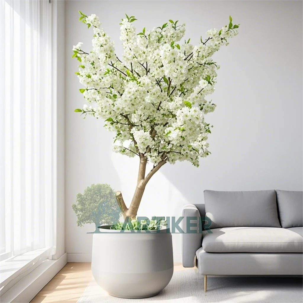 Custom Outlet Large Artificial Cherry Blossom TreeFake Plant Decoration Beautiful Indoor Outdoor