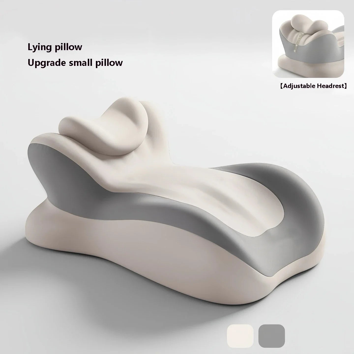 Memory Foam Pillow Ergonomic Support Neck Leg Rest Reading Phone Use Bed Sofa Wedge Shape Pain Relief Comfort