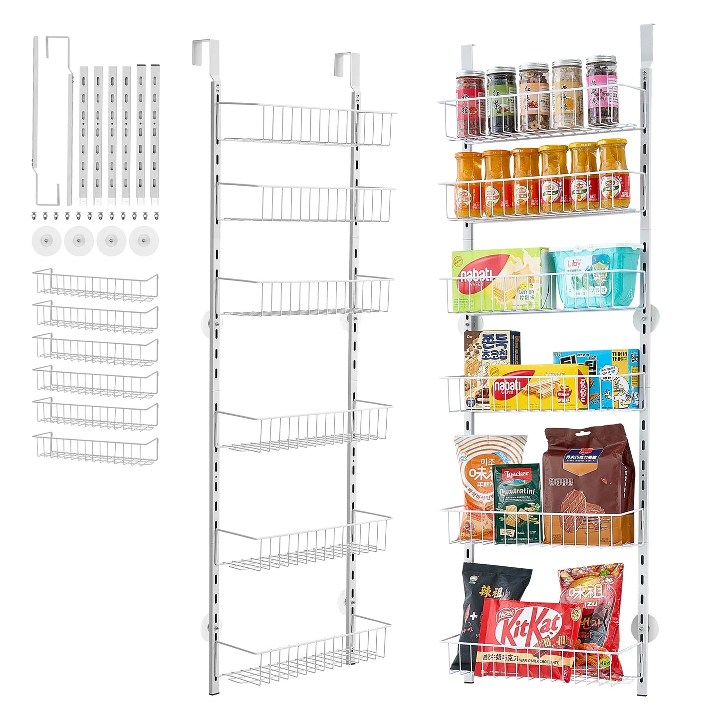 Overdoor Pantry Organizer Rack