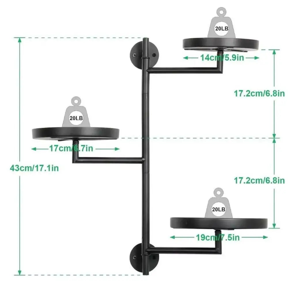 Wallpaper Green Plant Potted Rotating window plant stand Waterproof Creative Metal plant frame Simple Wall plant support Home