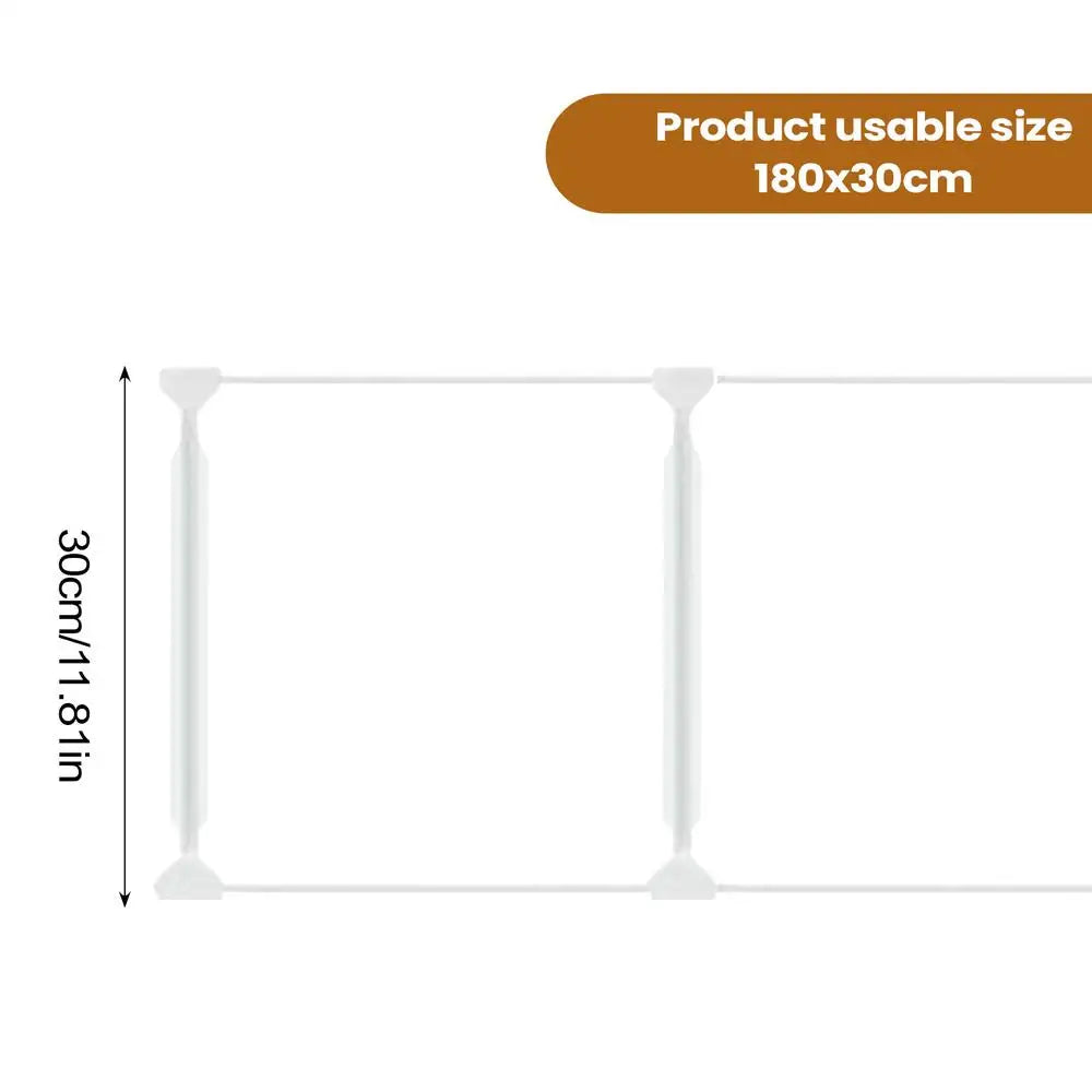 Pet Under Bed Blocker Adjustable Clear Barrier Board Under Furniture Blocker Prevents Items From Falling Under The Beds Or Sofa