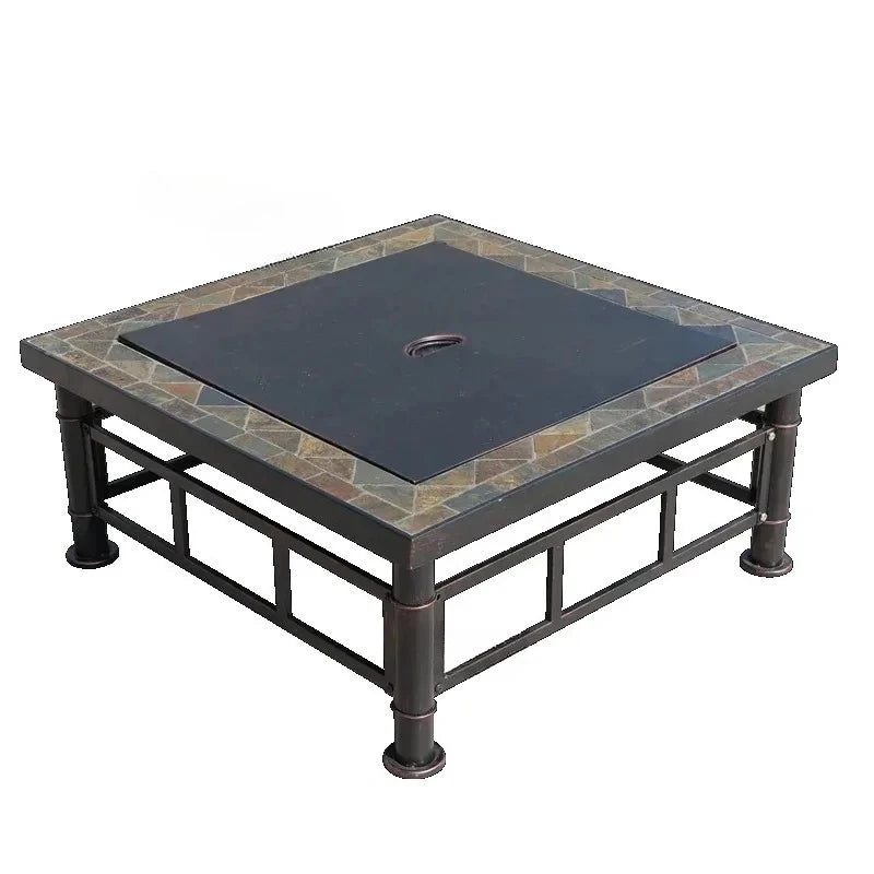 Outdoor Garden Villa Heaters Balcony Fire Pits Coffee Shop Restaurant Commercial Brazier Courtyard Camping Barbecue Table