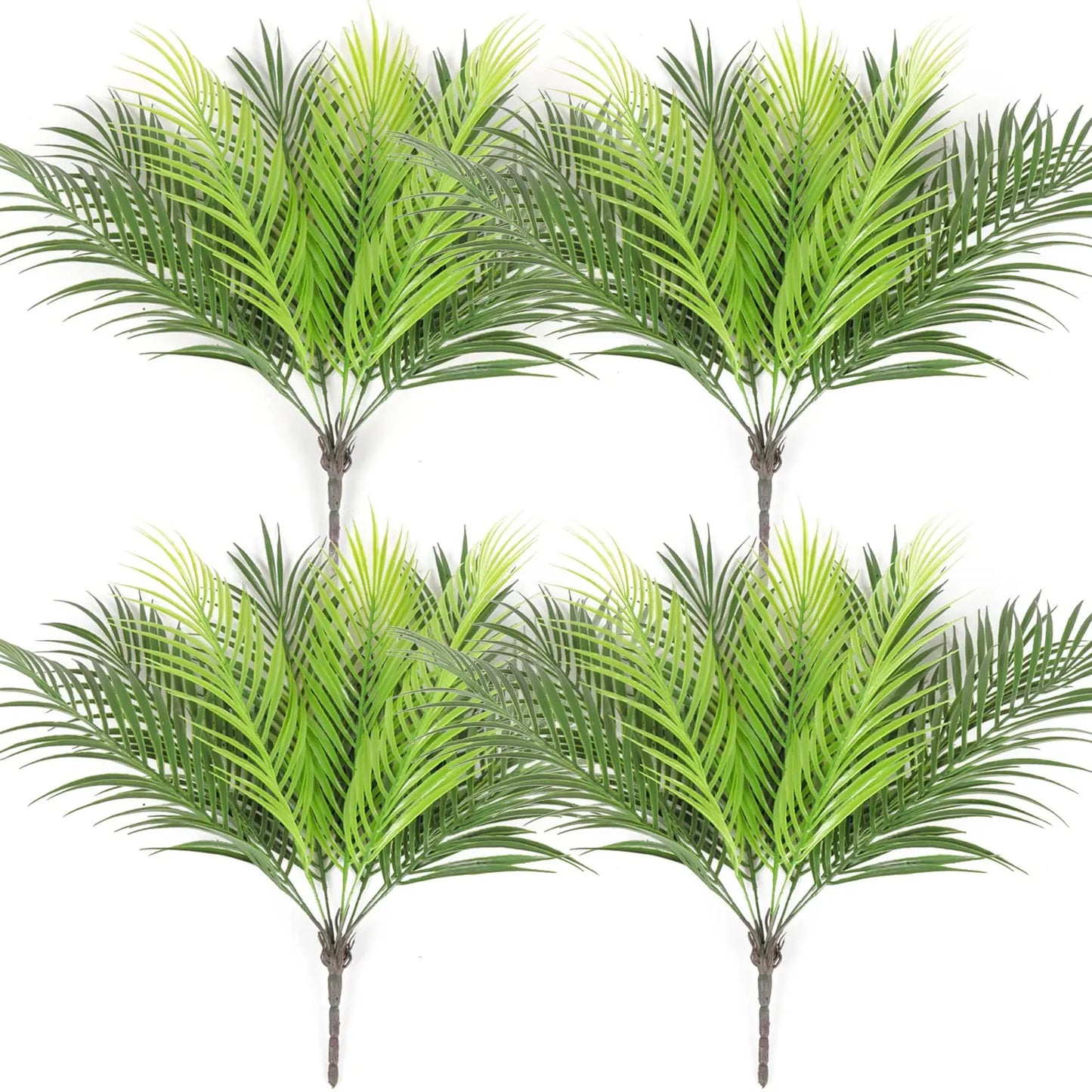 Artificial Tropical Plants 20.47 in Fake Palm Plant Branch Green Leaves for Home Garden Office Jungle Carnival Decoration