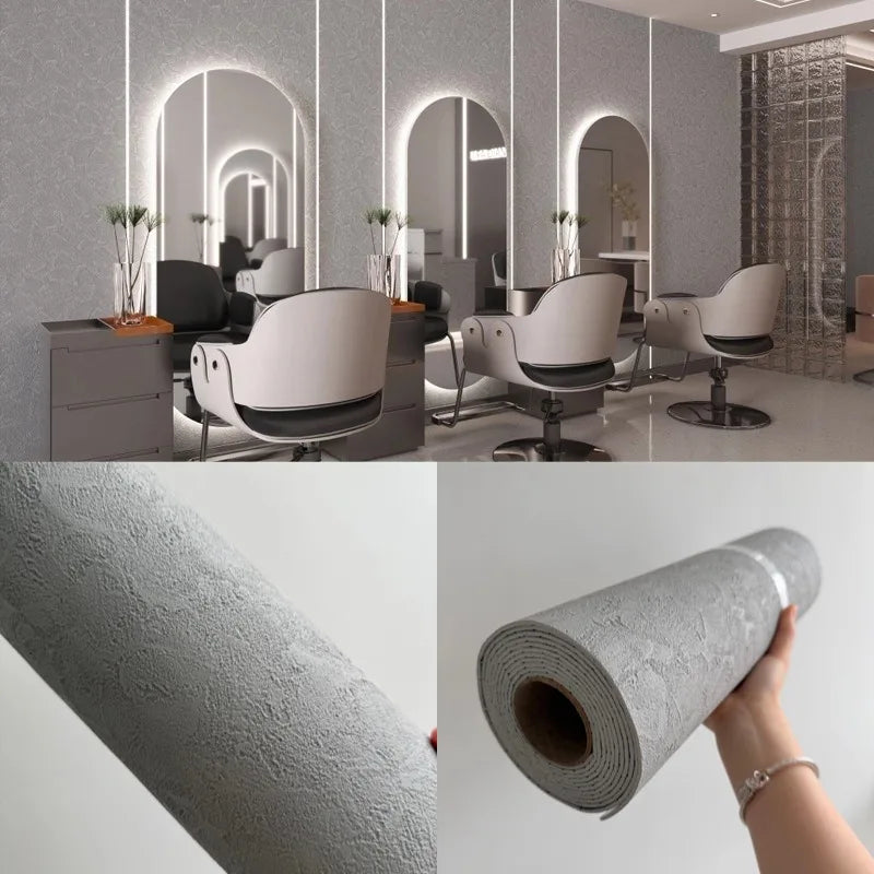 Stone Textured Imitation Roman Travertine Slate Wallpaper Self Adhesive Thickened Stretchable Flexible Wall Sticker Decoration.