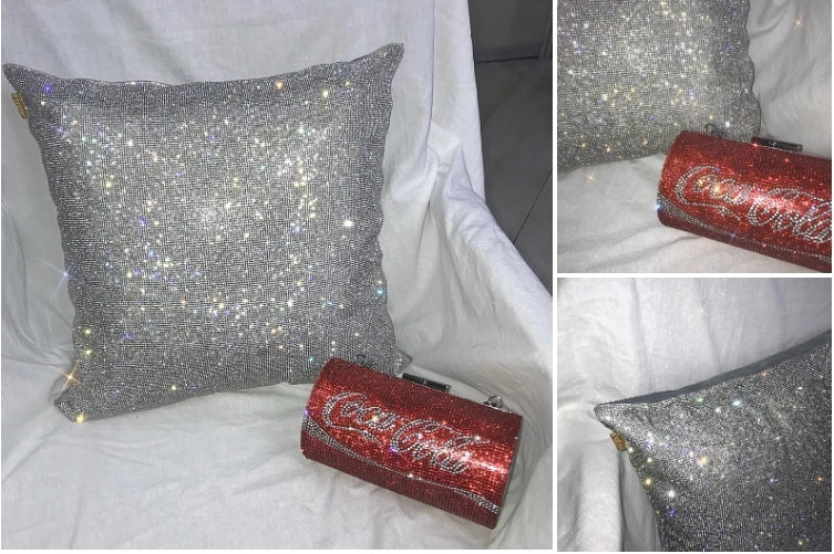 40x40cm Pillow cover Luxury Glitter Bling Throw Diamond Pillow Case Rhinestone Pillowcase Throw Pillow Home Pillowcase