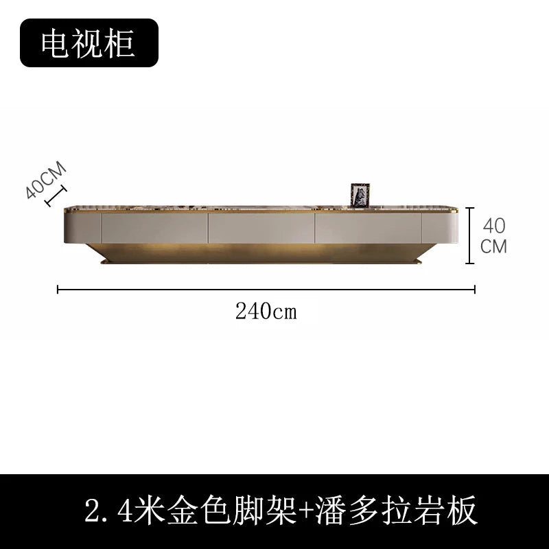 Modern Luxury Tv Stand Nordic Style Aesthetic Trendy Storage Tv Cabinet Design Mobili Per Il Soggiorno Living Room Furniture