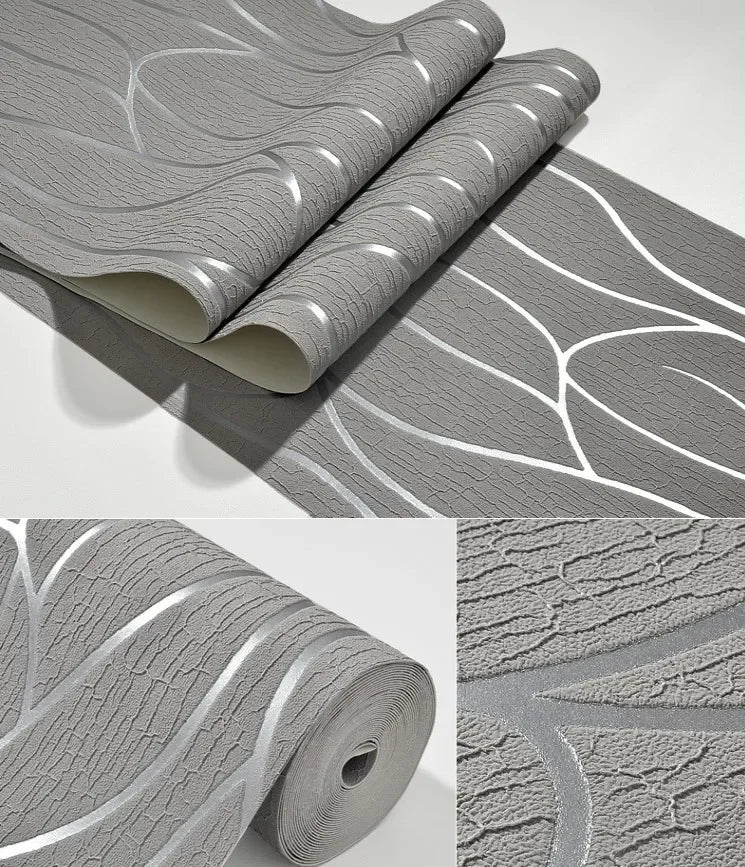 3D Wallpaper Modern Simple Non-Woven Wallpaper 3D Living Room TV Bedroom Background Wall Home Decor Papel De Parede 3D Paisagem