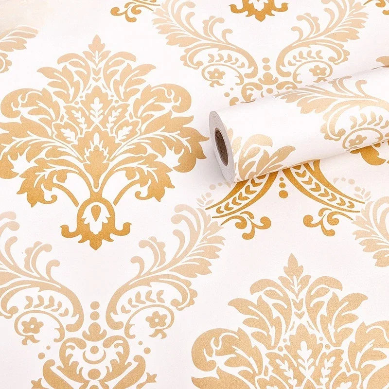 Home Decor Retro Floral Wallpaper Renovation of Bedroom and Living Room Decorative Walls