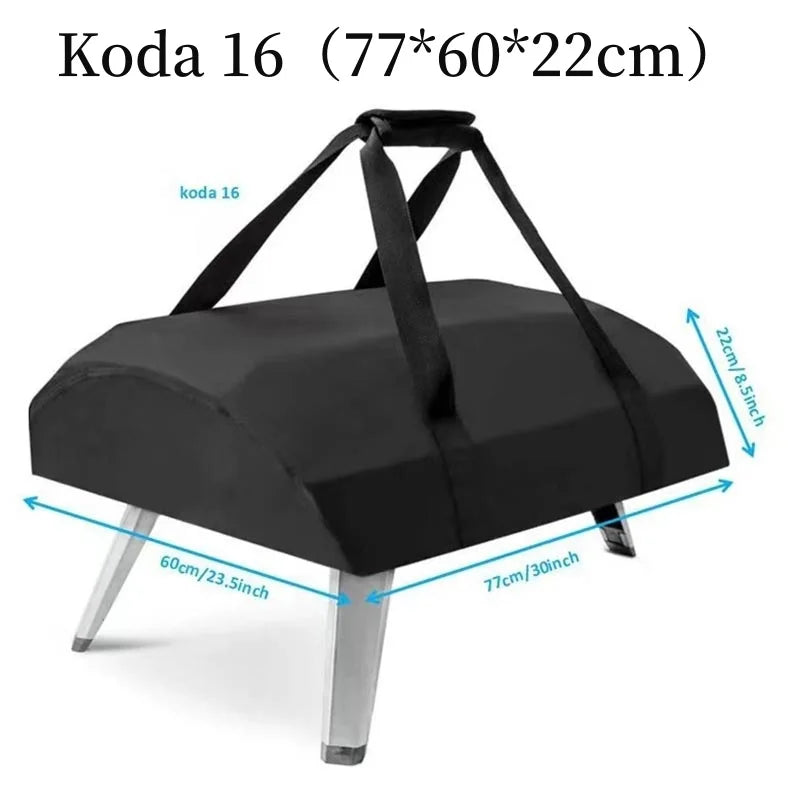 210D Pizza Oven Cover Compatible Ooni Koda 12 16 Outdoor Sunscreen Protective Dustproof Waterproof Grill Case BBQ Accessories
