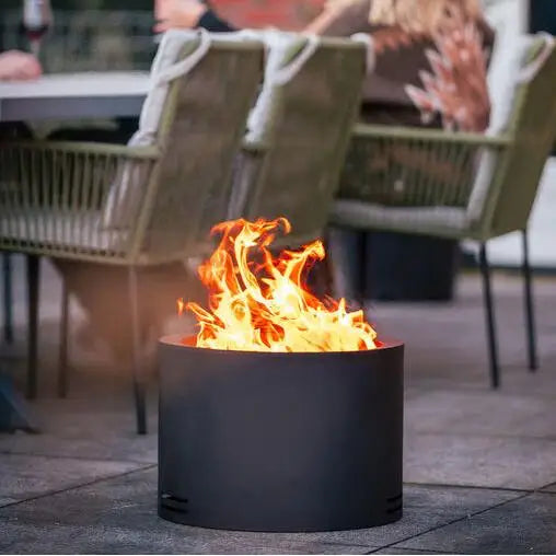 Factory Camp Campfire Smokeless Stove Outdoor Brazier Stainless Steel Fire Pit with Bracket
