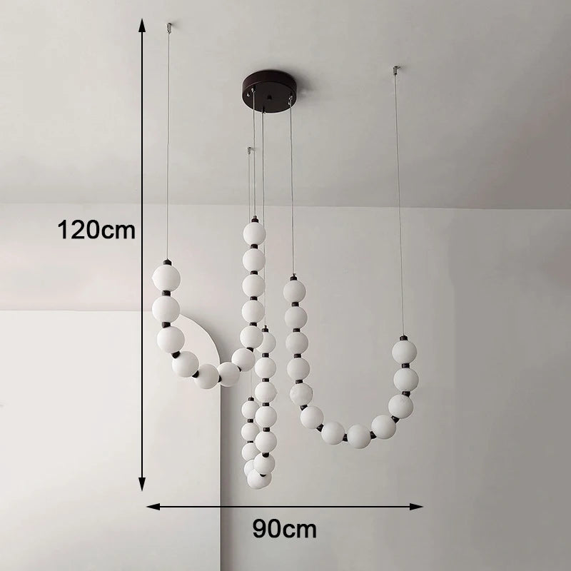 Nordic home decoration, stair chandelier, living room and dining room Pendant lights, ceiling light, indoor lighting