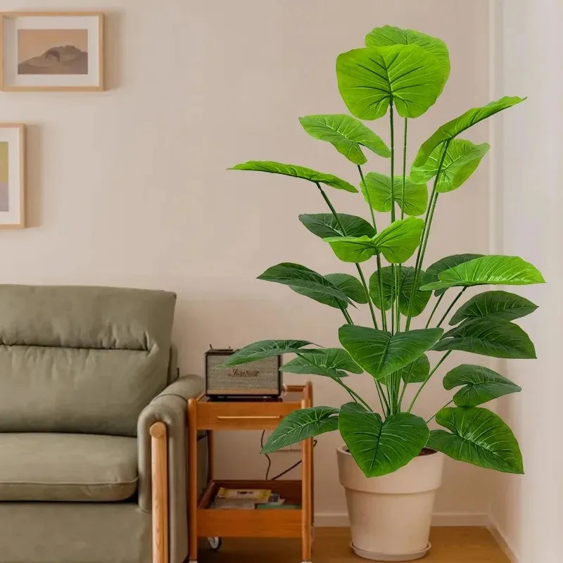 1pc 115cm Giant Artificial Plants Tree, No Pot Included, Realistic Full Lush Greenery Indoor Outdoor All-Season Decor for Home