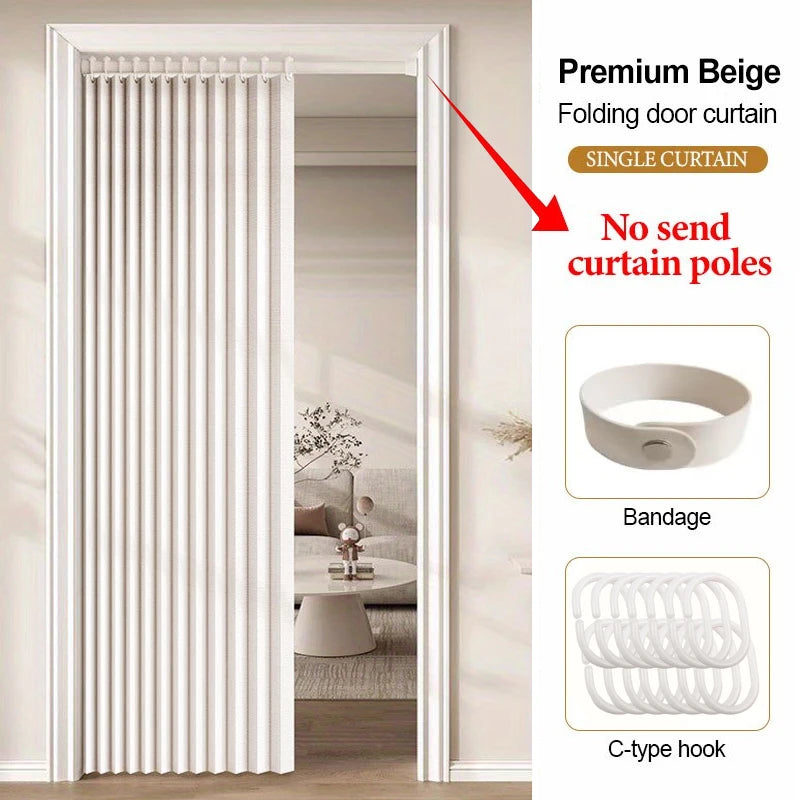 Room Divider Curtain for Balcony and Kitchen, Soft Privacy Partition Panel with Elegant Drape and Modern Home Decor