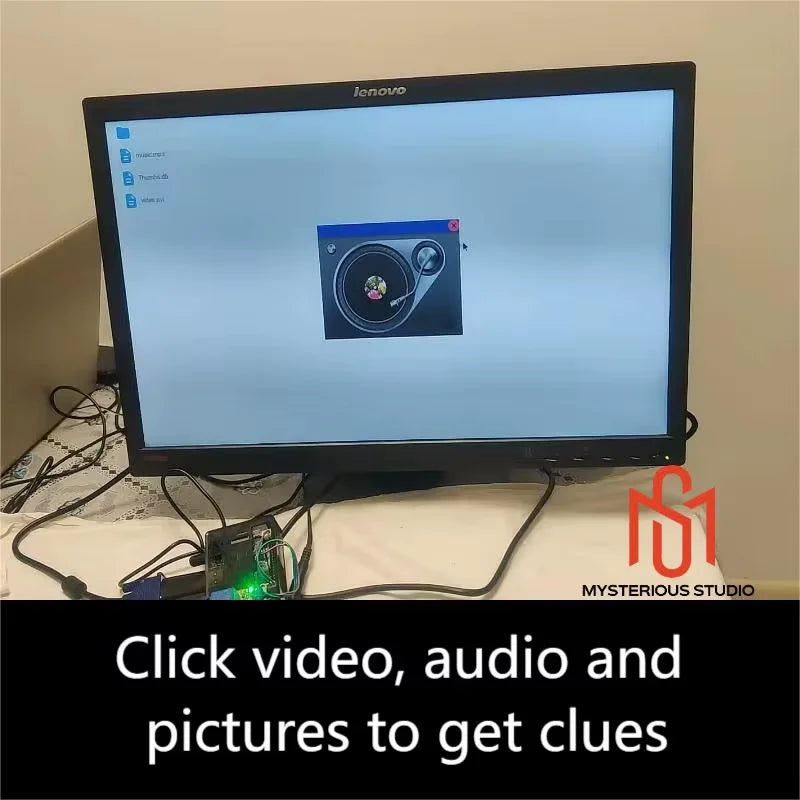 Mysterious Studio Secret Room Escape Game Mechanism Props Electronic Puzzle Superb 1987 GY  Computer Series Simulated