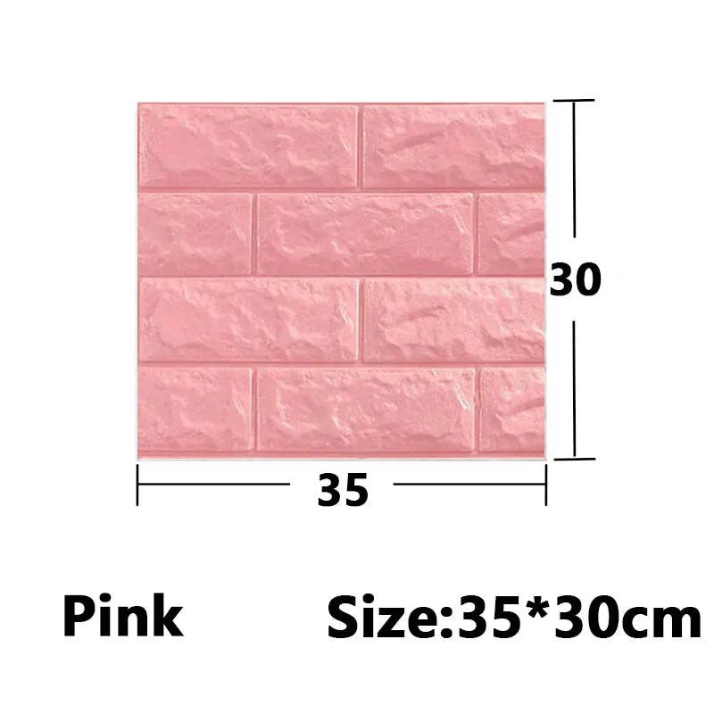 1-30Pcs 35x30cm Wallpaper Kitchen Bedroom Background Decoration Wall Panels Stickers Waterproof for Living Room 3D DIY Home