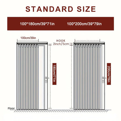 Room Divider Curtain for Bedroom Living Room Doorway, Folding Partition Privacy Panel with Soft Drape and Modern Decor