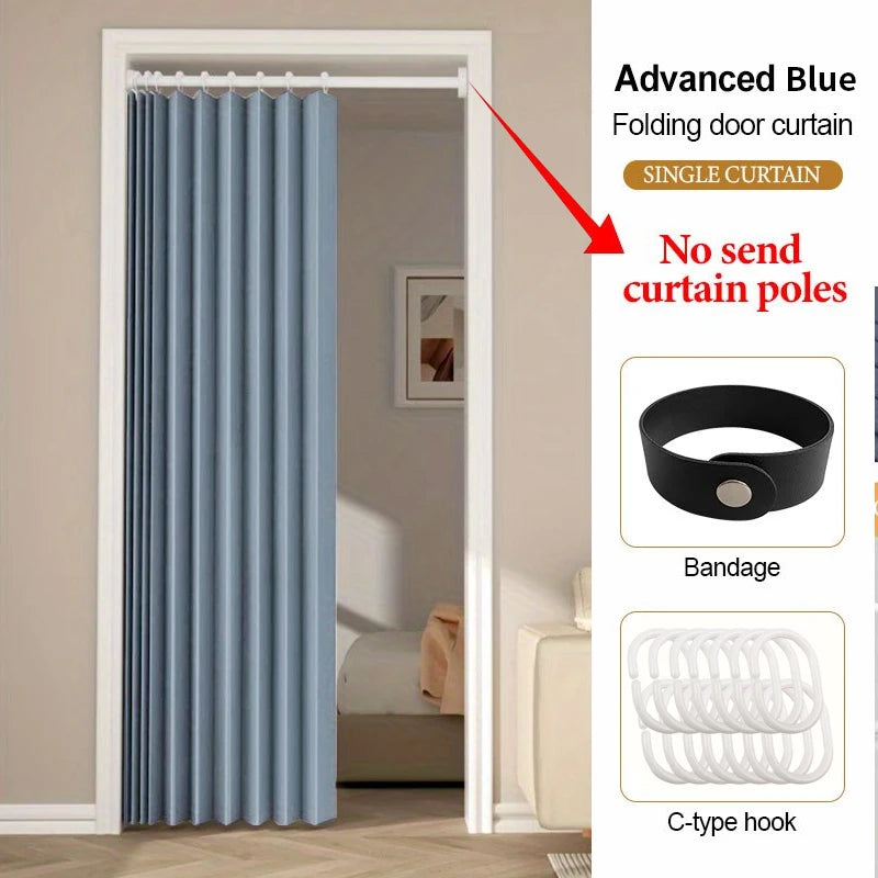Room Divider Curtain for Balcony and Kitchen, Soft Privacy Partition Panel with Elegant Drape and Modern Home Decor