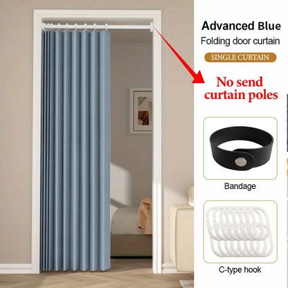 Room Divider Curtain for Balcony and Kitchen, Soft Privacy Partition Panel with Elegant Drape and Modern Home Decor