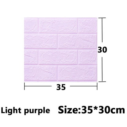 1-30Pcs 35x30cm Wallpaper Kitchen Bedroom Background Decoration Wall Panels Stickers Waterproof for Living Room 3D DIY Home