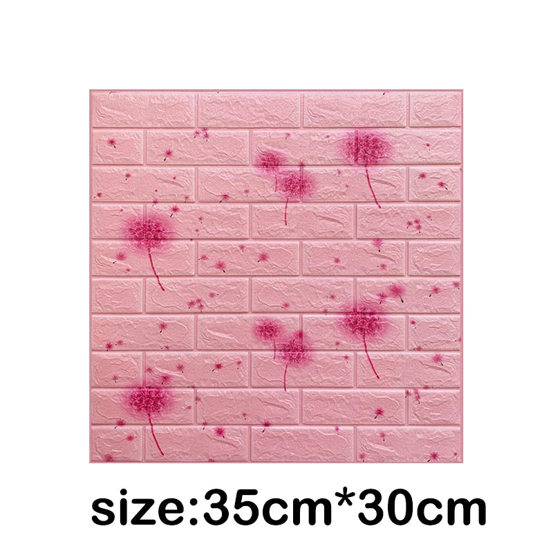 1-30Pcs 35x30cm Wallpaper Kitchen Bedroom Background Decoration Wall Panels Stickers Waterproof for Living Room 3D DIY Home