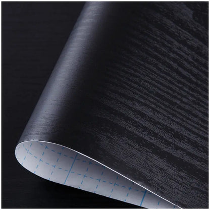 5M /10M Wood Grain Self Adhesive Wallpaper Waterproof PVC Vinyl Kitchen Wardrobe Cabinet Furniture Renovation Door Wall Sticker