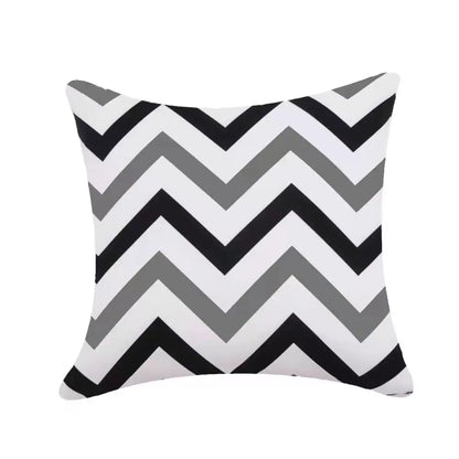 Geometric Outdoor Throw Pillow Covers Decorative Twill Waterproof Cushion Cover Modern Home Pillow Case for Sofa Patio Garden