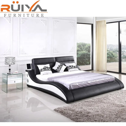 Hotel Bedroom Set Low Back Wood Queen Size Double Bed,loft Bed Queen Size