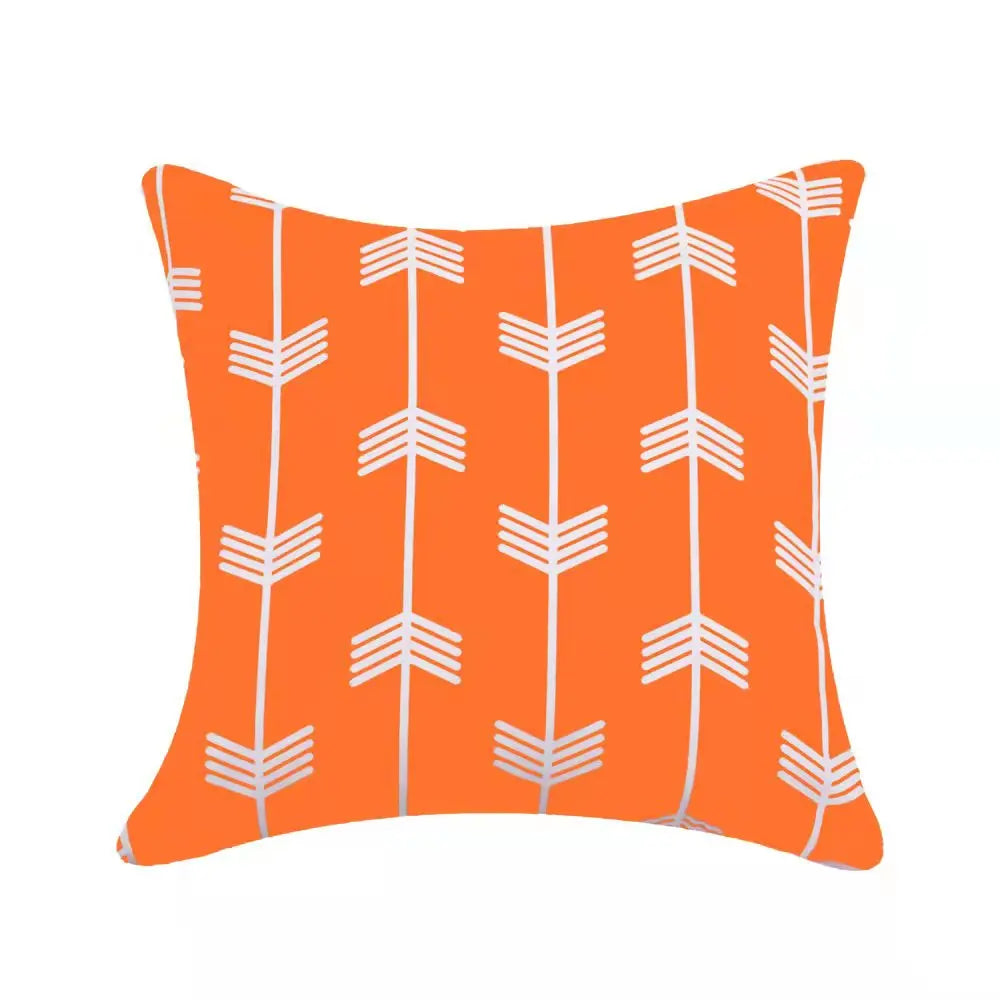 Geometric Outdoor Throw Pillow Covers Decorative Twill Waterproof Cushion Cover Modern Home Pillow Case for Sofa Patio Garden