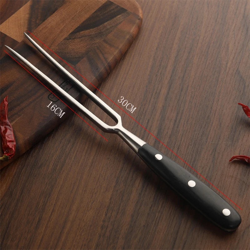 Barbecue Fork Beef Grill Tools BBQ Accessories Stainless Steel Portable Outdoor BBQ Camping Cooking Barbecue Grill