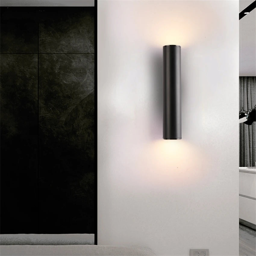 Nordic living room rose gold wall lamps luxury bedroom corridor bedside lamp bathroom mirror headlights sconces lights lighting