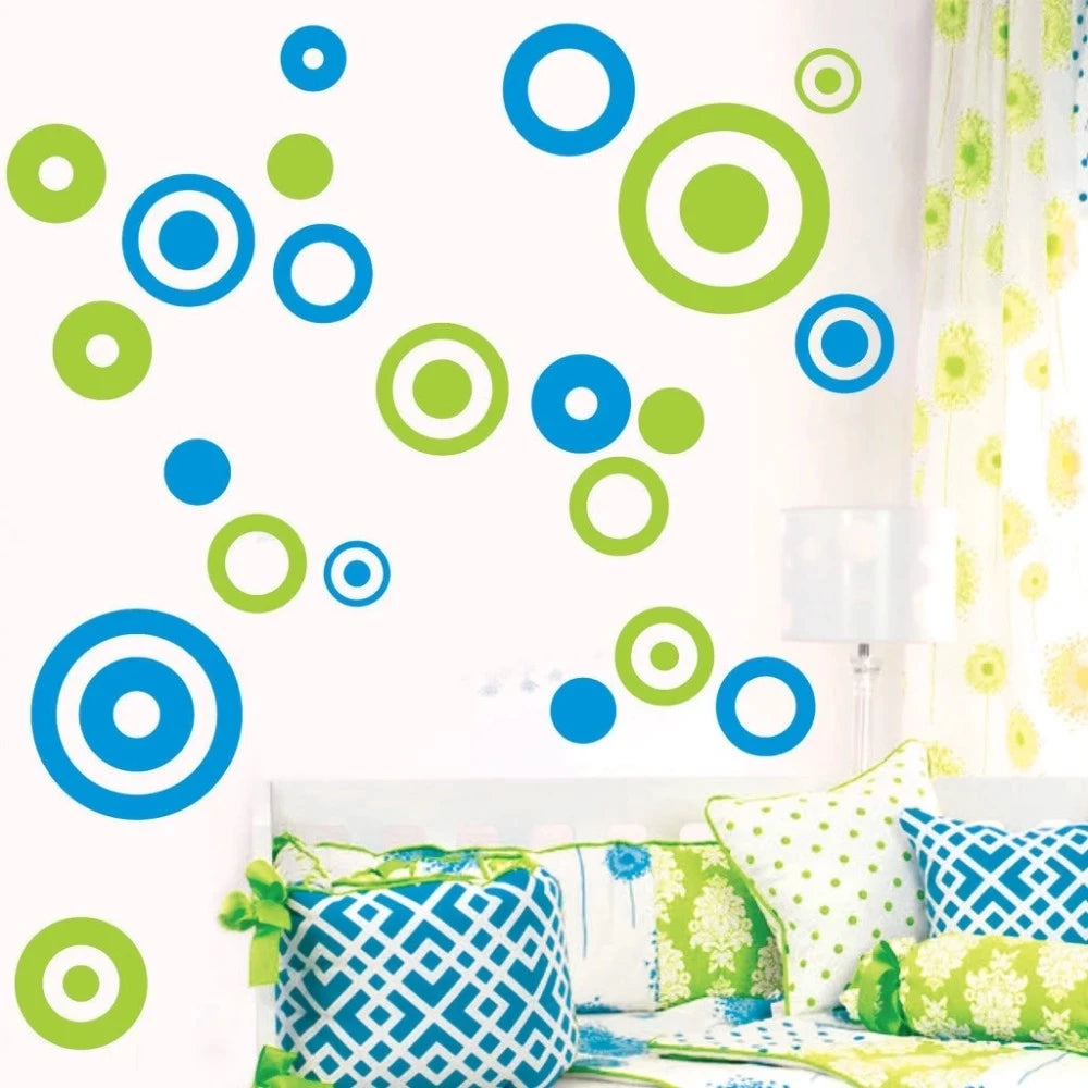 Polka Circle Diy Wall Stickers Home Decoration Peel & Stick Vinyl Mural Kids Room Bathroom Kitchen Living Room Art Wallpaper