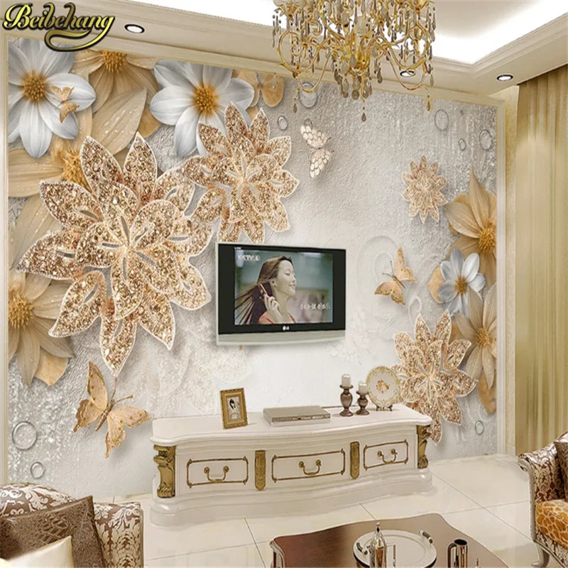 papel de parede 3d stereo wallpaper for living room sofa TV background wall paper bedroom wallpapers home decor  large 3D murals