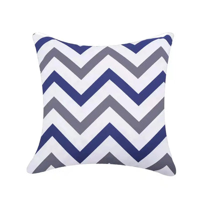Geometric Outdoor Throw Pillow Covers Decorative Twill Waterproof Cushion Cover Modern Home Pillow Case for Sofa Patio Garden
