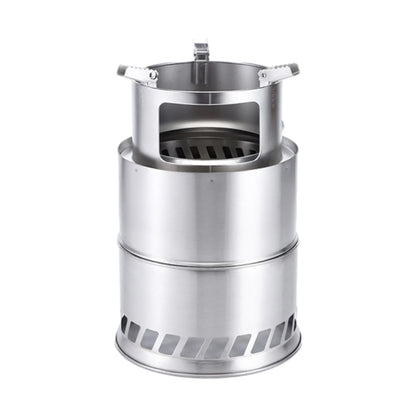 Stainless Steel Outdoor Camping Stove Portable Winter Heating Stove Practical Outdoor Bonfire Fire Pit Wooden Stove