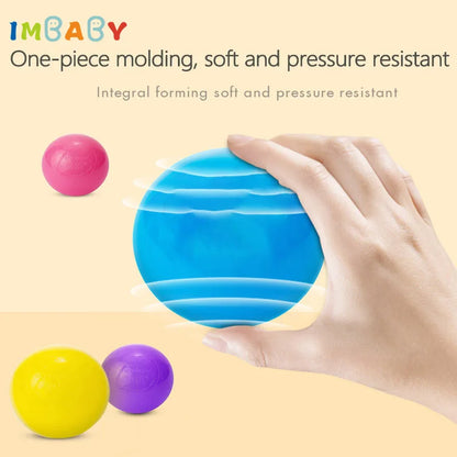 IMBABY Ocean Balls For Dry Pool Baby Playground 50/100pcs 5.5/7cm Ball For Playpen Children's Park Balls Baby Toy Colorful Soft
