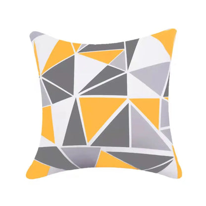 Geometric Outdoor Throw Pillow Covers Decorative Twill Waterproof Cushion Cover Modern Home Pillow Case for Sofa Patio Garden