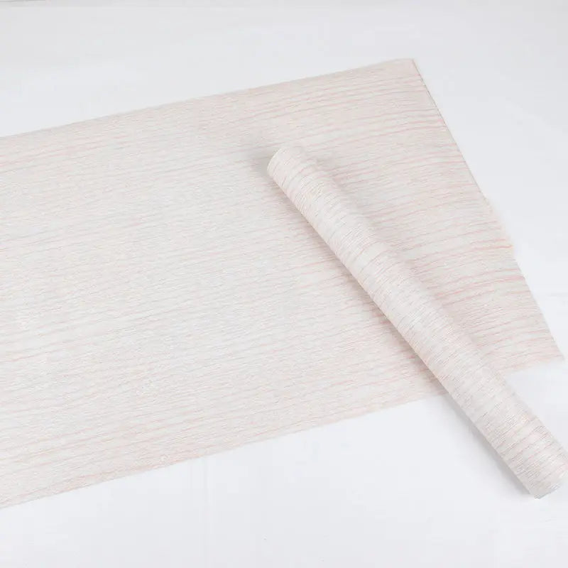 5M /10M Wood Grain Self Adhesive Wallpaper Waterproof PVC Vinyl Kitchen Wardrobe Cabinet Furniture Renovation Door Wall Sticker