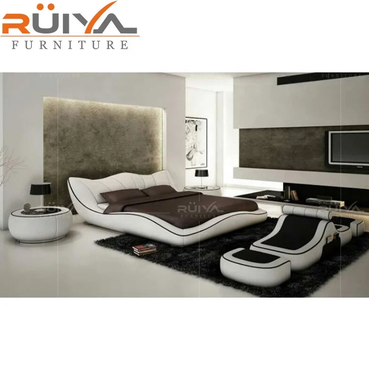 Hotel Bedroom Set Low Back Wood Queen Size Double Bed,loft Bed Queen Size
